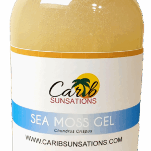 Wildcrafted Sea Moss Gel 32oz by Carib Sunsations – nutrient-rich Caribbean sea moss made fresh in South Florida for plant-based wellness.
